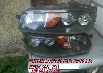 komplet przednich lamp Punto2