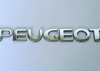 Napis emblemat Peugeot 307  02-08r