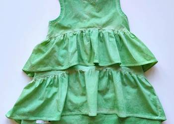 Sukienka Wave Colddye Dress Green Booso 4/5