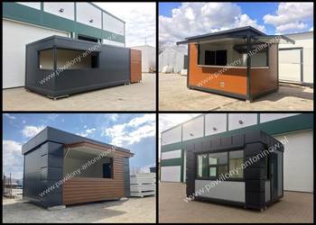 NOWY PAWILON KONTENER GASTRONOMICZNY LODY SKLEP 4X3 5X3 6X3