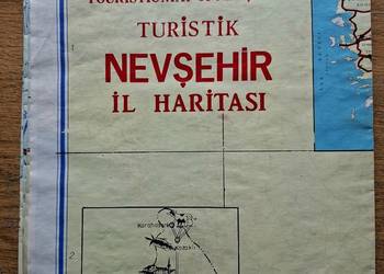 Turcja Nevsehir il Haritasi touristic map