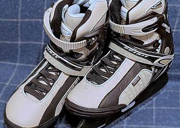 Hy Skate, łyżwy hokejowe rozmiar 38, wkładki 23,5 cm Torba.