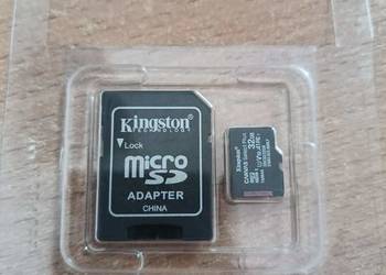 Kingston Karta pamięci 32GB SD + adapter