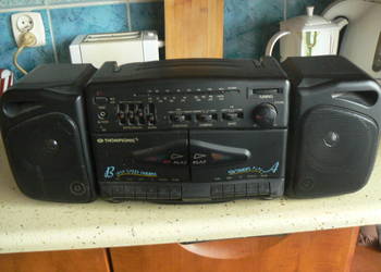Radio magnetofon  na dwie kasety THOMPSONIC