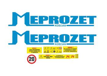 Naklejki Meprozet Beczka asenizacyjna- ODPORNE