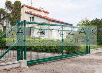 Brama przesuwna panel 3D fi5mm ogrodzenie