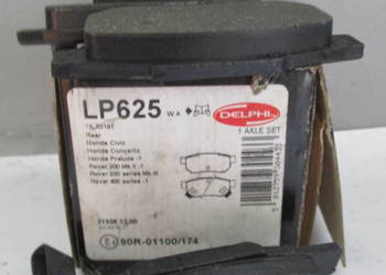 KLOCKI HAMULCOWE  LP625 TYŁ HONDA CIVIC1.4 R 02/95-12/96