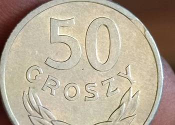 Sprzedam monete 50 groszy 1986 r odkroj blachy