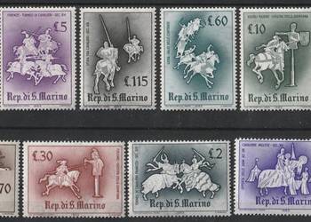 SAN MARINO - RYCERSTWO - 1963 - CZYSTE **
