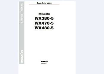 Komatsu WA480-5, 470-5, 380-5H, WA380-6 instrukcja napraw