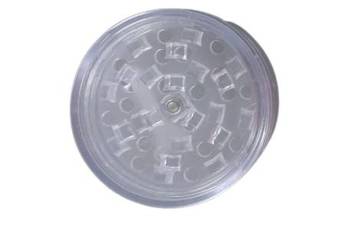 Plastikowy  Lekki Grinder do Mielenia Tytoniu Suszu CBD Młynek Bezbarwny