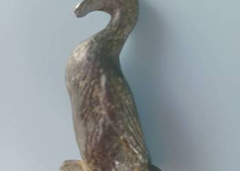 Figurka miniaturka kaczki cyna