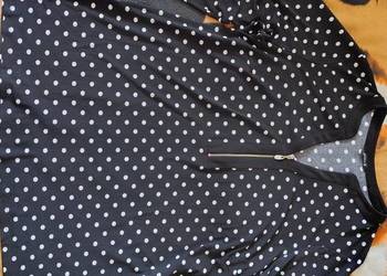 Bluzka w grochy duży rozmiar