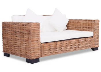 Sofa 2-osobowa z naturalnego rattanu WM-244418
