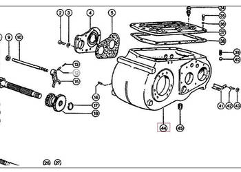 Case Mammut 7400 - obudowa skrzyni biegów 03223361