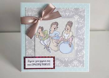 Kartka ręcznie robiona na odejście na emeryturę