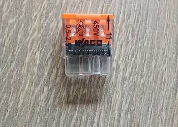 Wago 3 szybkozłączka instalacyjna na drut 3x2,5 zestaw 50 sztuk