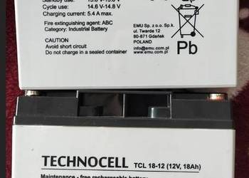 Akumulatory Technocell TCL 18-12