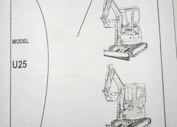 dtr instrukcja obsługi  koparka kubota u25-3a i inne