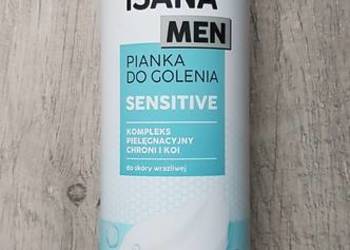 Isana Men Pianka do golenia Sensitive skóra wrażliwa   300ml