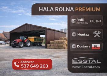 Garaż Blaszany | OTWARTA Hala Rolnicza | Wiata  – ESSTAL-
