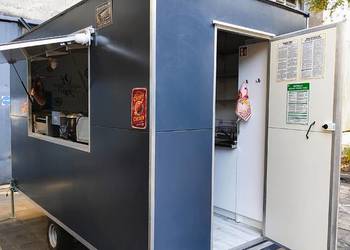 Przyczepa gastronomiczna 4x2m,kurczak z rożna,food truck,gotowy biznes