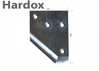 Nóż półtrójkątny HARDOX części do wycinaka kiszonki KREATEC