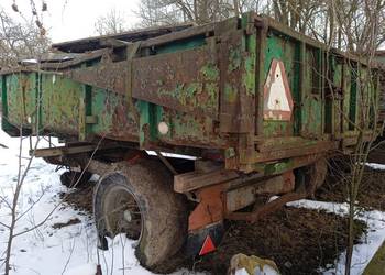 Przyczepa wywrotka,skorupa jednoosiowa