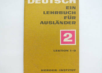 książka Deutsch ein lehrbuch fur auslander 2 lektion 1-9,