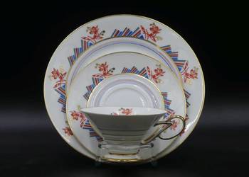 Zjawiskowe trio Weimar, stan niemal witrynowy, lata 20, ART DECO