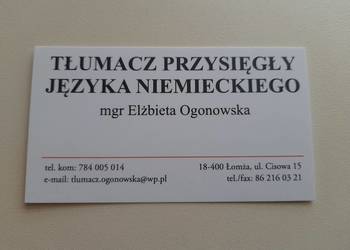 Niemiecki = Korepetycje = Tłumaczenia Łomża i okolice Niemiecki = Korepetycje = Tłumaczenia Łomża i okolice