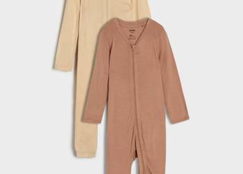 Piżama pajac pajacyk Sinsay 2 pack pajacyki wiskoza 62