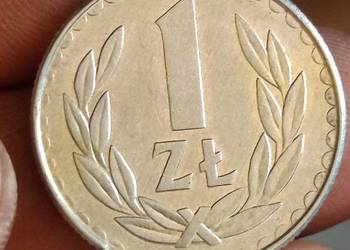 Sprzedam monetę 1 zloty 1988 rok odkrój blachy