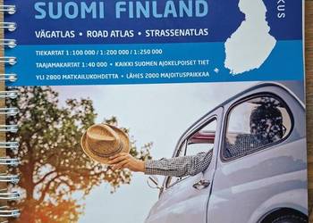 Suomi Finland Road Atlas 1: 100 000, 1: 200 000, 1:250 000