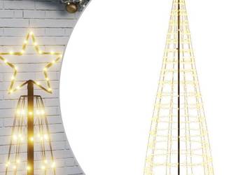 Choinka świąteczna LED z kolcami 570 diod LED Ciepła biel 300cm(SKU:358104)