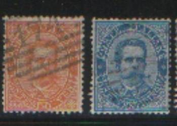Zn. Włochy Mi 38 - 40, 2 kas 1879