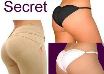 Majtki Brazilian Sekret Push Up Modelujące Pośladki "L"