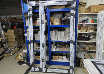 Drzwi zewnętrzne ciepłe MB79N z długim pochwytem, elektrozaczep + szyby - 5