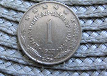 Jugosławia 1 Dinar 1977r
