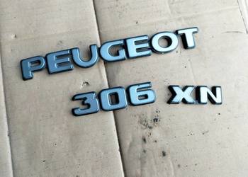 PEUGEOT 306 XN NAPIS ZNACZEK EMBLEMAT