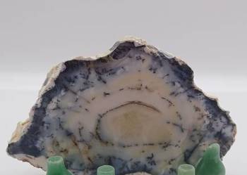 Kolekcjonerska 30mm tykwa unikatowy kształt zielony Awenturyn #21