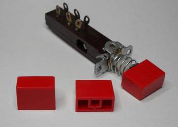 Nasadka, klawisz do Isostatu Unitra ELTRA 15mm czerwona