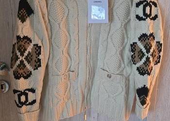 Sweterek gruby wełna z kaszmirem nowy chanel Sweterek gruby wełna z kaszmirem nowy chanel