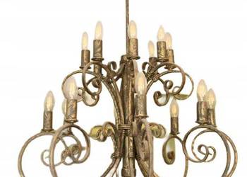 Kuty żyrandol 14-ramienny - masywny, solidny, ręczne wykonanie