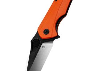 Nóż składany Bestech Operator Orange G10, Satin/Black D2 (BG36D)