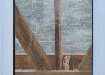 OKNA KacprzaK Witryna 49X69 FIX Używany PCV Plastikowy