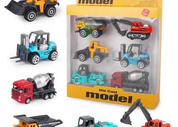 Zestaw pojazdów budowlanych dla dzieci