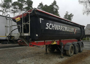 wywrotka Schwarzmuller Rynna Stalowa 27m3 Oś Podnoszona SAF 2021 Rok Produ…