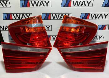 BMW X3 F25 LAMPY TYŁ KOMPLET LEWA PRAWA ORYGINAŁ 7217311 7217312 7217313 EU