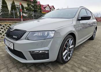 Skoda Octavia RS 2015, 2.0 TSI 220 KM, pełna historia serwisowa, hak